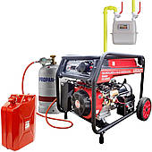 Газо-бензиновий генератор Felisatti ГБГ-9500ЕК F99502/230В 7-7.5кВТ (Електростартер)