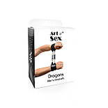 Наручники чоловічі Art of Sex — Handcuffs Dragons man з екошкіри, колір чорний, фото 5