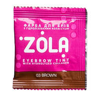 Фарба для брів Zola 03 Brown саше 5 мл
