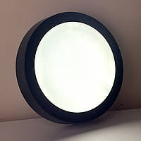 Світильник накладний стельовий led 12W 6400К чорний 840Lm IP20