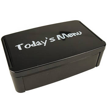 Місткий контейнер для їжі Today's menu EL-242 Чорний Компактний ланч-бокс для перенесення їжі