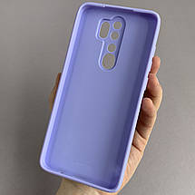 Чохол для Xiaomi Redmi Note 8 Pro скляний чохол із захистом для камери на сяомі редмі нот 8 про бузковий k9e, фото 3
