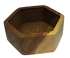 Свічник з дерева Hexagon, Проміс-Плюс, 110 мм