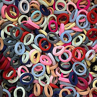 Резинка для волосся 4 см (набір) Калуш, 4 см, упаковка 50 шт, Різнокольоровий