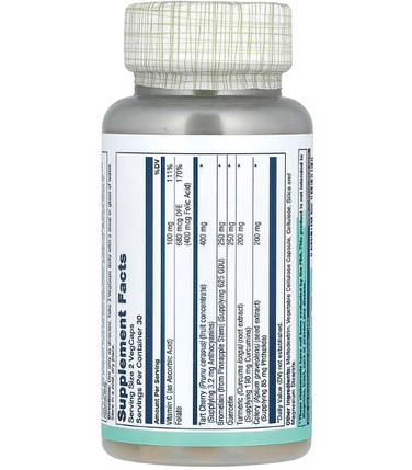 Харчова добавка Solaray Total Cleanse Uric Acid 60 Caps, фото 2