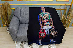Плед «Олександр Усик. Oleksandr Usyk. Рrofessional boxer»