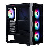 Корпус Prologix E114 Tempered Glass Black, фото 2