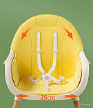 Стілець для годування 3в1 Terrio “Omy” Синій, фото 3