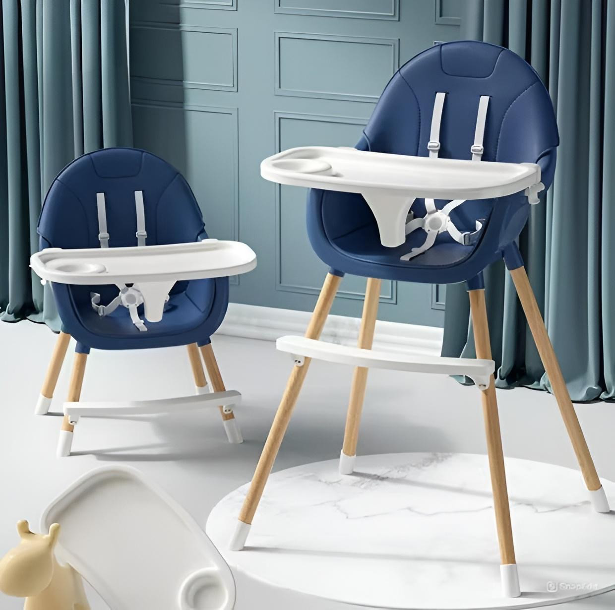 Стілець для годування 3в1 Terrio “Omy” Синій, фото 1