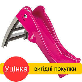 Уцінка! Водна гірка "Дельфін" Pilsan 06-227 Рожевий (довжина спуску 110см)