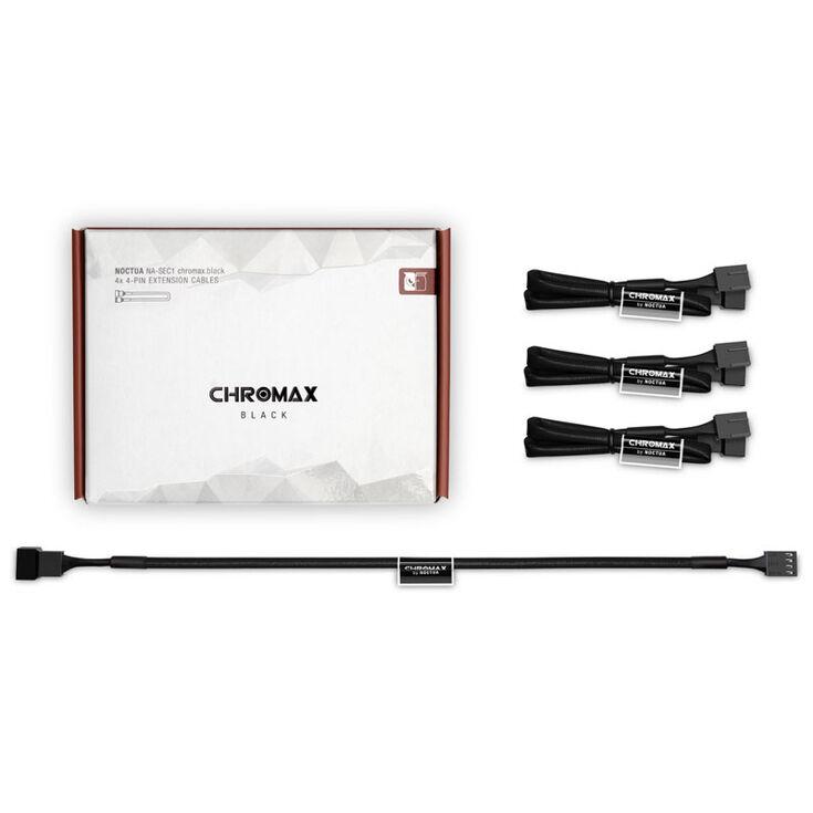 Подовжувач Noctua NA-SEC1 Chromax.Black, 3-Pin / 4-Pin