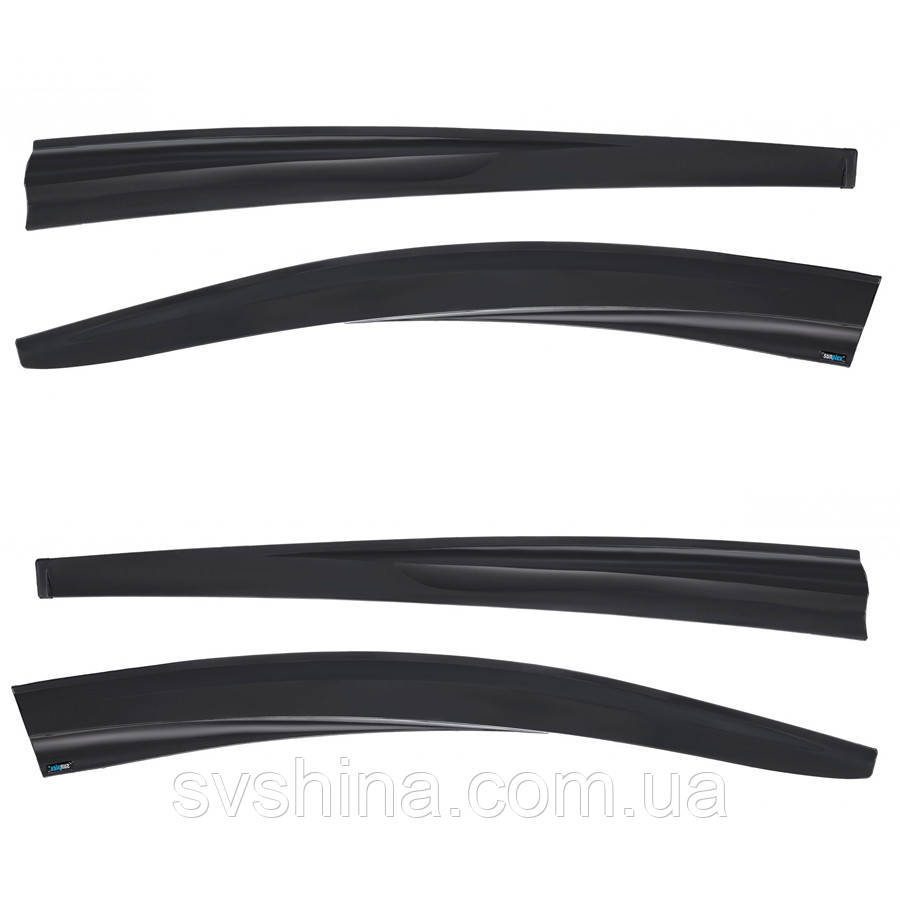 Дефлектори вікон на скотчі SunPlex Renault Megane III 2009-2016 HB 4шт, SP-S-20