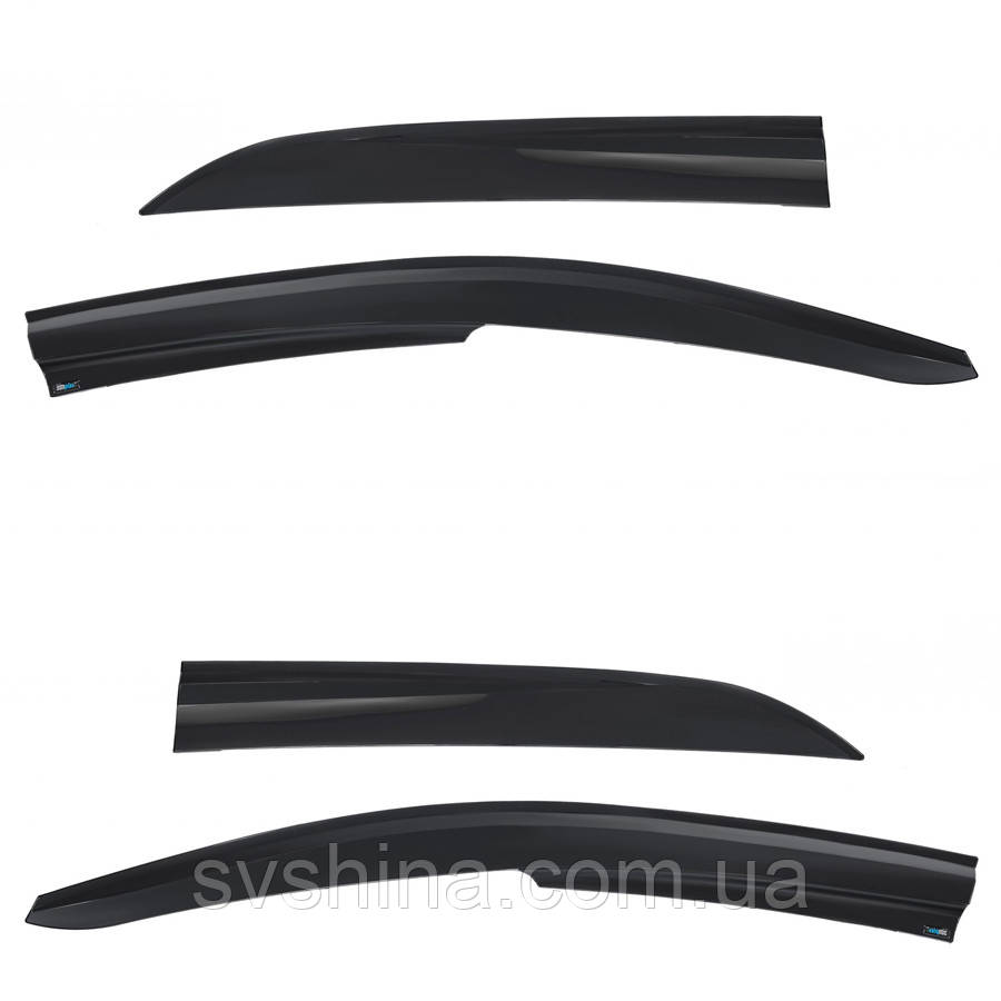 Дефлектори вікон на скотчі SunPlex Toyota Corolla 2007-2012 Sedan 4шт, SP-S-02