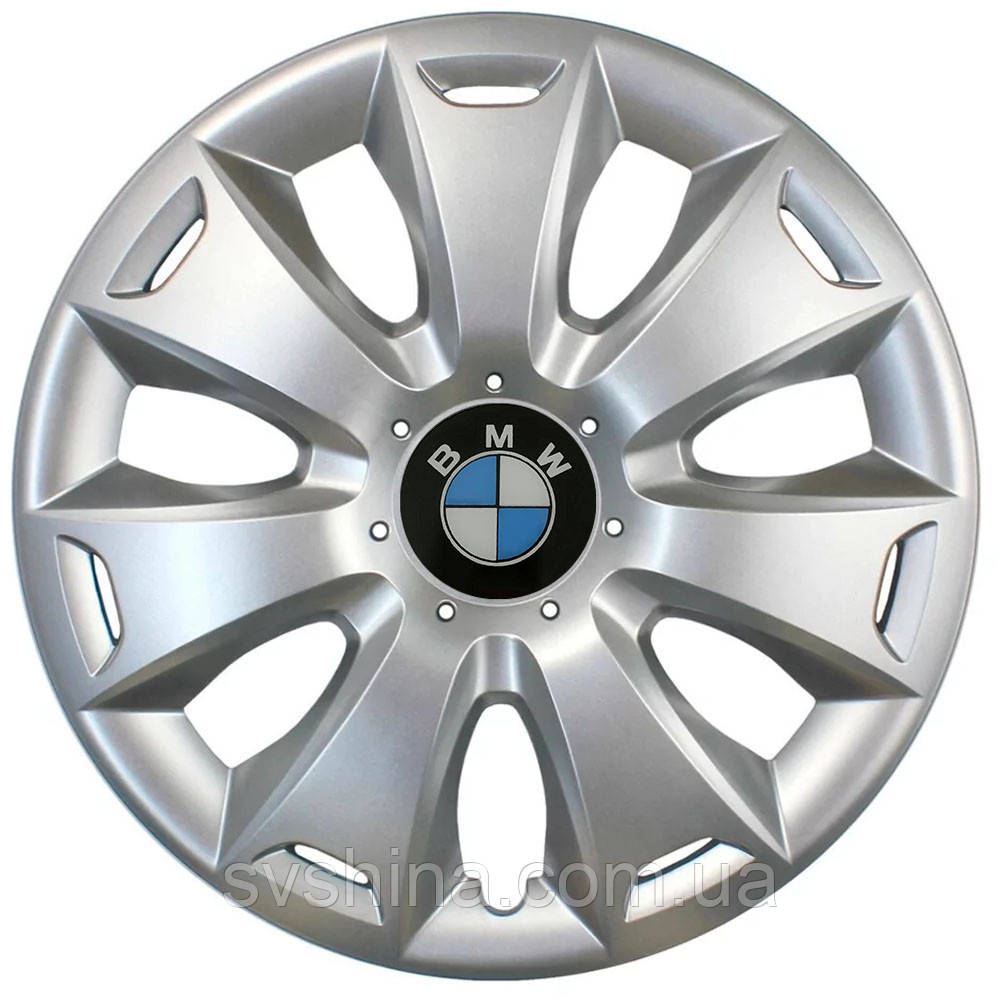 Автомобільні модельні ковпаки SJS BMW 335 4шт, сріблясті