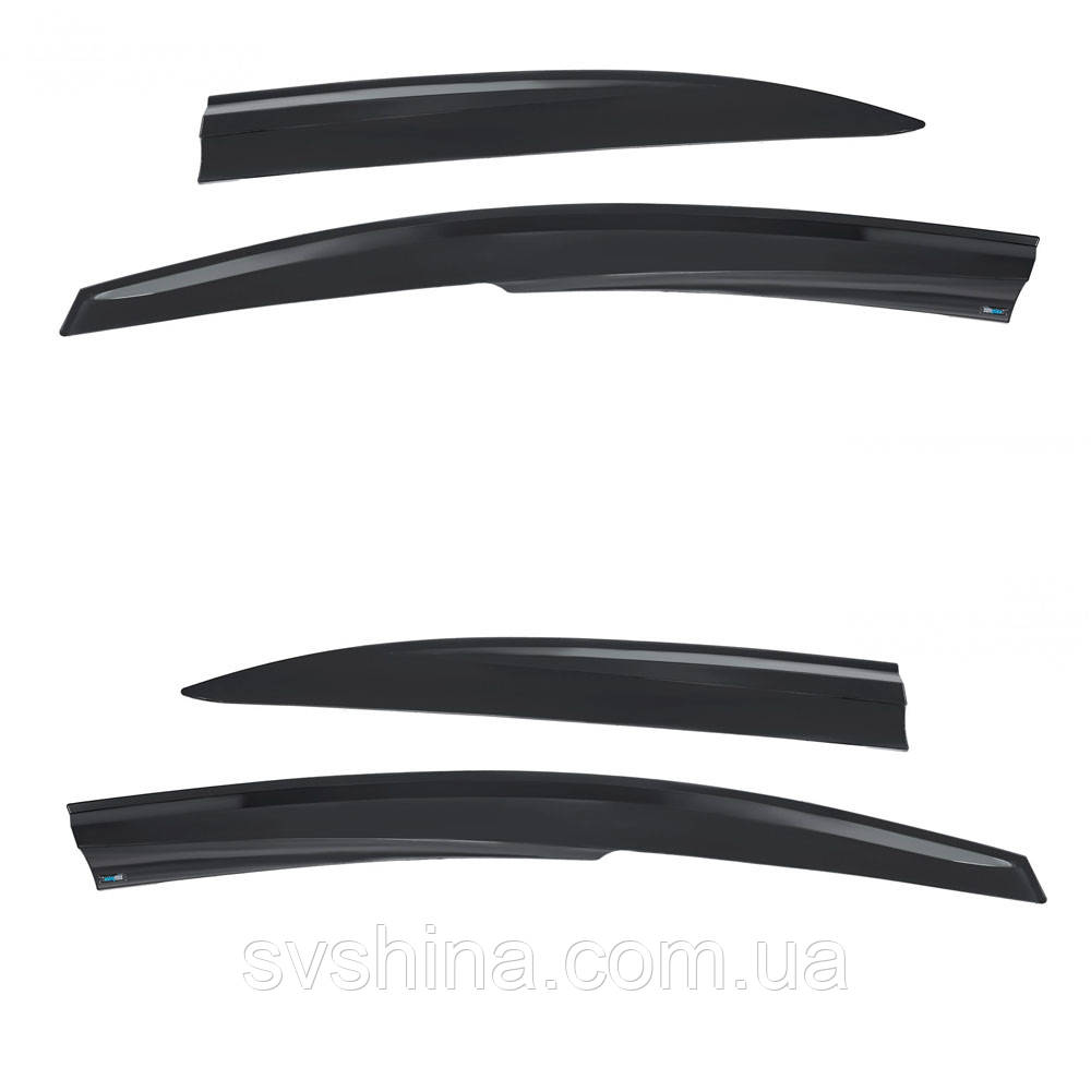 Дефлектори вікон на скотчі SunPlex Honda Civic 8 2006-2011, 4 шт, SP-S-01