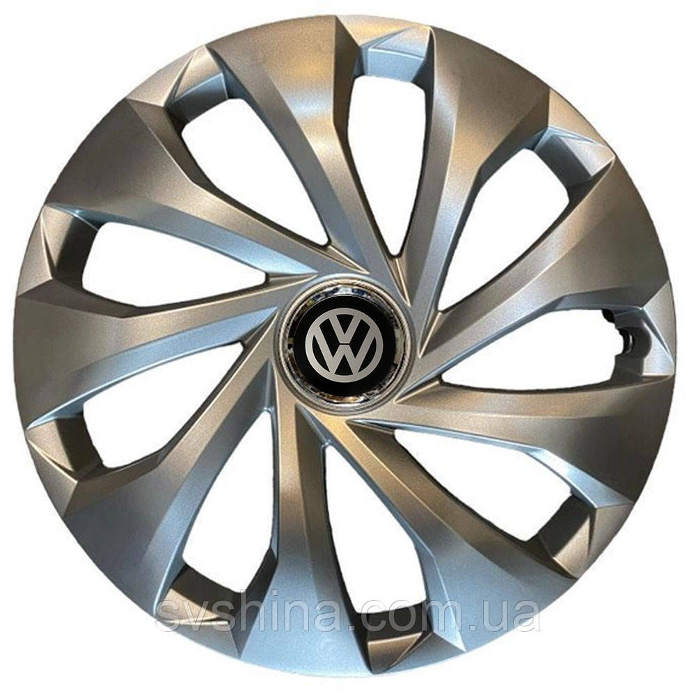 Автомобільні модельні ковпаки R14 SJS Volkswagen 227 4шт, сріблясті