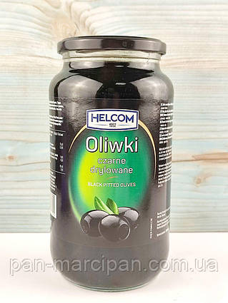 Маслини чорні Helcom Oliwki czarne 880г Польща