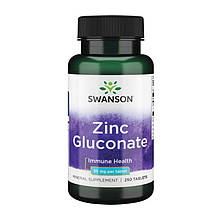 Swanson Zinc Gluconate 30 mg 250 tab