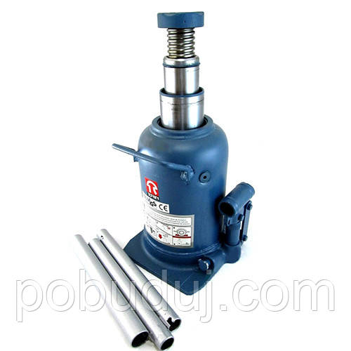 Домкрат пляшковий Torin двоштоковий 12т 240-590мм (TH812001), фото 1