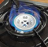 Портативна газова плита з турбо-пальником Vorskla ПМЗ 155С, фото 2