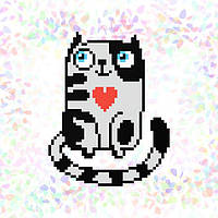 Водорозчинний флізелін міні К-118 Confetti