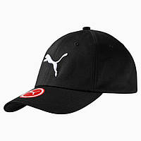 Кепка Puma Essentials Cap 052919 01 (чорна, бавовна, з регулятором, спортивна, логотип пума)