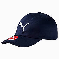 Кепка Puma Essentials Cap 052919 03 (синій, бавовна, з регулятором, спортивна, логотип пума)