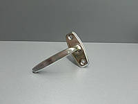 Ручка металева для дерев яних вікон оцинкована хромована для фіксації стулки Віконна закрутка завертка для дерев яних рам