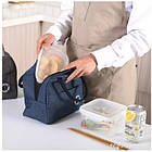 Термосумка для їжі та напоїв, термобокс для пікніка та гарячих обідів, фото 5