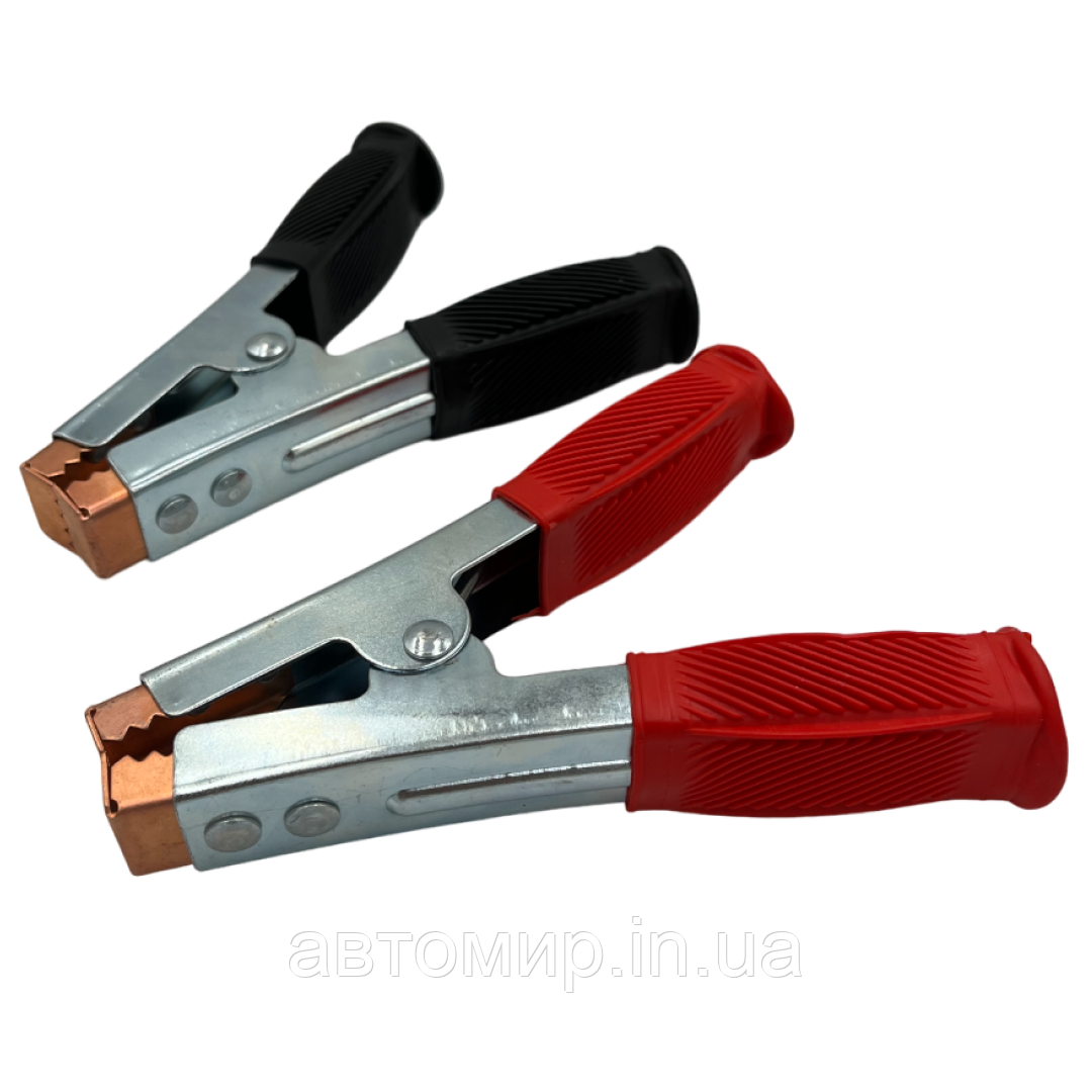 Автомобільні крокодили затискача акумуляторні 400А 15.5 см (2шт), фото 1