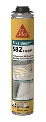 SikaBoom 582 Foam Fix - Клей-Піна для утеплювача під пістолет, 750 мл, 14 м2, фото 1