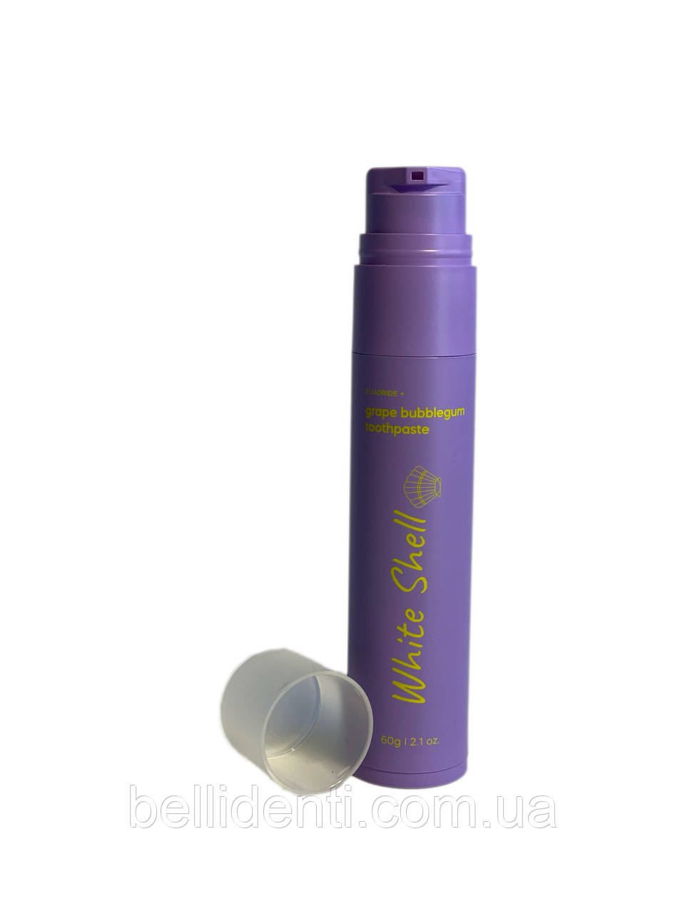 Зубна паста White Shell (смак виноградна жуйка), 60 г