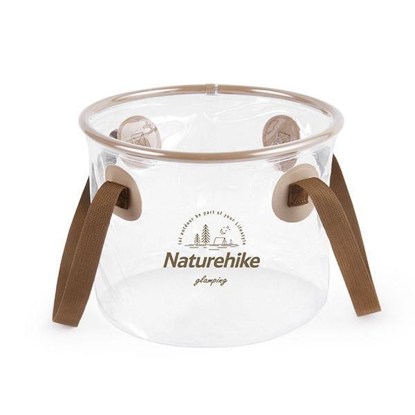 Відро складане для води із ПВХ Naturehike NH20SJ040 20л (Прозоре)