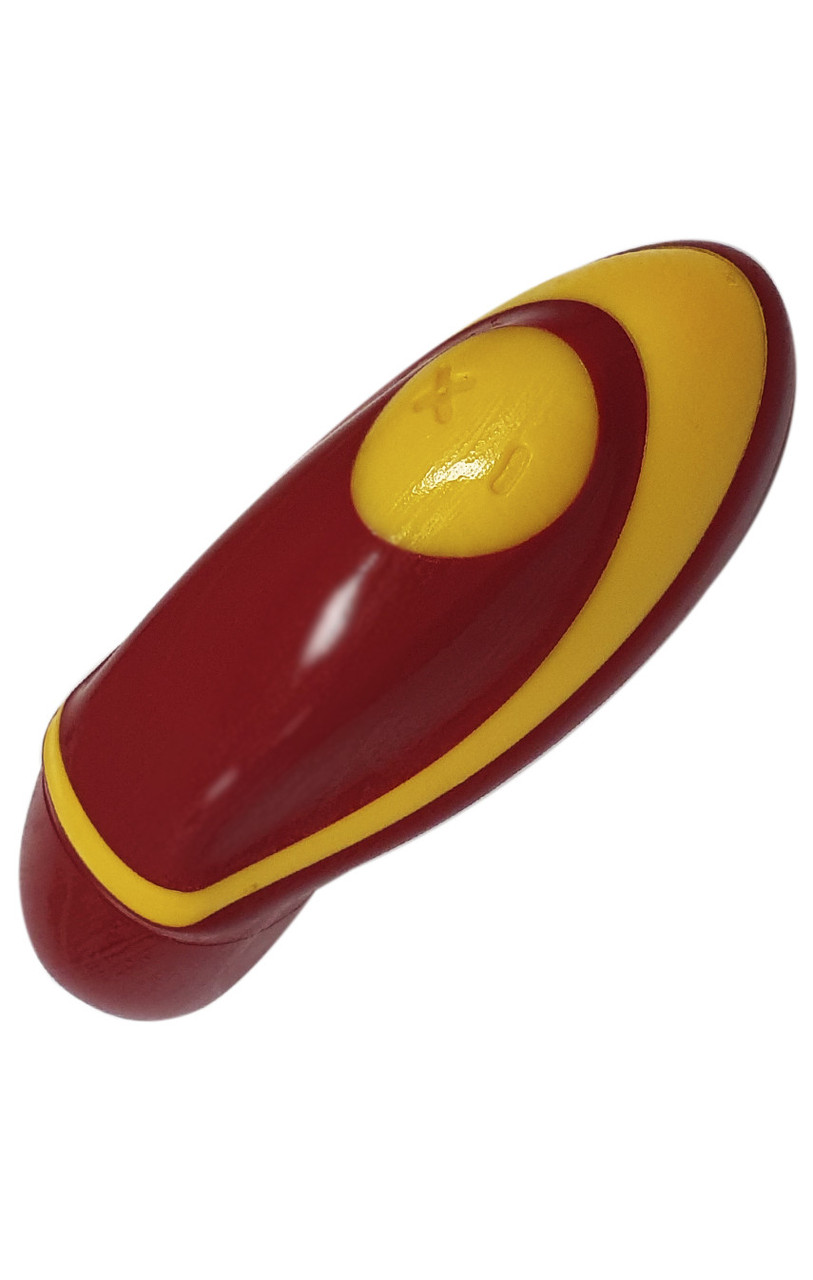 Кліторальний стимулятор AMOR TOUCHME red-yellow (Застосунок НЕ Функціонує!), фото 1