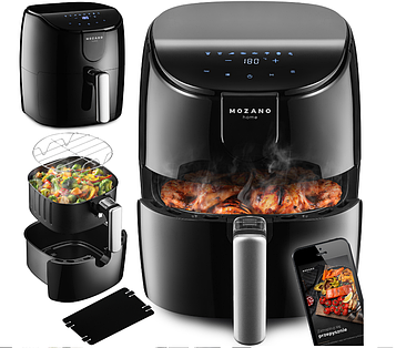 Аерофритюрниця Mozano Active Fryer  Silver