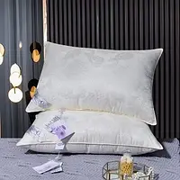 Подушка шовкопряд 40x60 KuNmeng | шовк беж