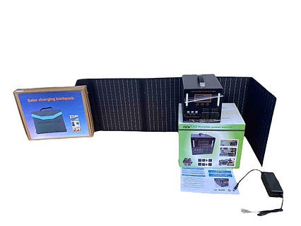 Портативна електростанція 1000 Вт POWER POLSKA  + сонячні панелі