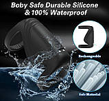 Ерекційна насадка DoubleSexyTube з вібрацією, акумулятором та пультом керування, фото 7