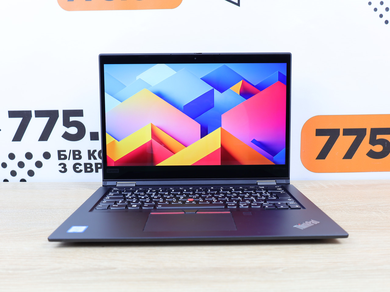 Ноутбук Lenovo X390, 13.3" Touch IPS, Intel Core i7-8665U 4.8GHz, DDR4 16ГБ, NVME 512ГБ, Win10 Pro, фото 1