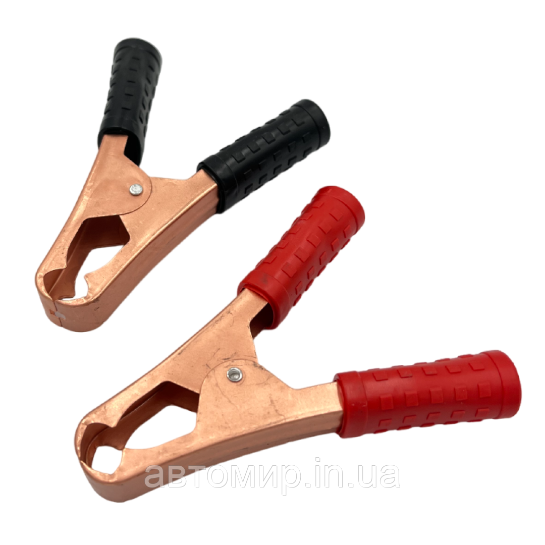 Автомобільні крокодили затискача акумуляторні 150А 10.5 см (2шт), фото 1