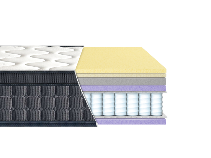 Ортопедичний матрац LAVIANO SPRING "LATEX-MEMORY", фото 1