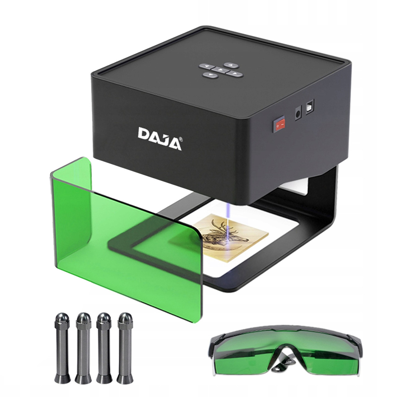 Гравер лазерний портативний DAJA DJ6 80х80мм 3W