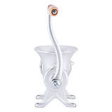 М'ясорубка ручна Kamille чавунна з 3 насадками 25*12*18,5см KM-6525, фото 4