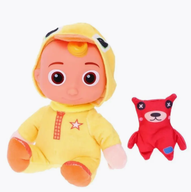 Дитячий м'який пупс 3666-178 з іграшкою та музикою Каченя, фото 1