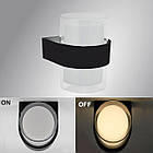 Світлодіодне бра LED 9 Вт управління вимикачем колір каркаса чорний ESL-21558, фото 3