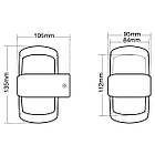 Світлодіодне бра LED 9 Вт управління вимикачем колір каркаса чорний ESL-21558, фото 2