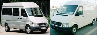 Ресора на Mercedes Sprinter. Volkswagen LT 1995 - 2006