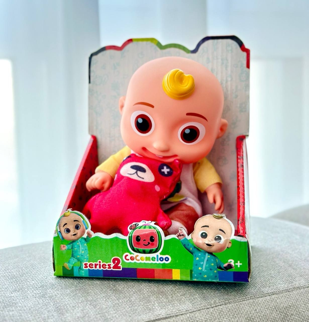 Дитячий пупс 3666-158 з іграшкою та музикою Жовте, фото 1