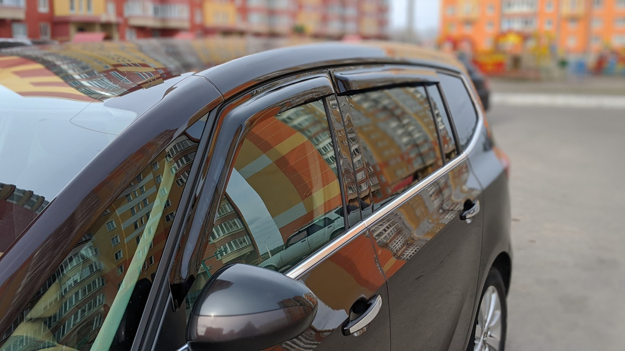 Дефлектори вікон, вітровики Opel Zafira C 2011-2019 (Hic)