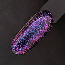 Топ для нігтів з хлоп'ями поталі №1 Sweet Nails 10 мл, фото 3